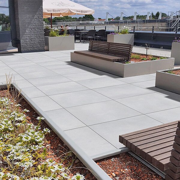 Porcea Indus White Porcelain Paver